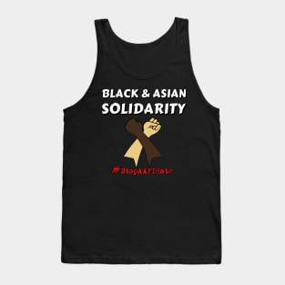 Black and asian solidarity #stopaapihate Tank Top